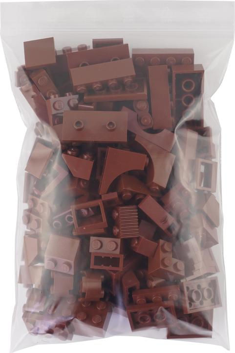 Produktbild LEGO Steine Braun gemischt - 50 Stück - Brown bricks mix - NEU (LEGO Zubehör)