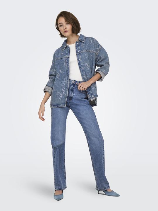 Actual product image Only ONLBILLIE High waist straight cut jeans Straight fit jeans (W30/L34)