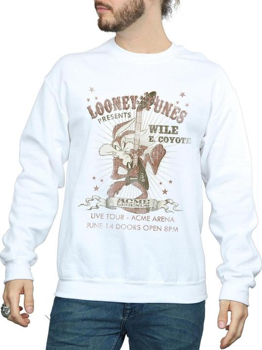 Immagine prodotto Looney Tunes Wile E Coyote Guitar Felpa Uomo (S)