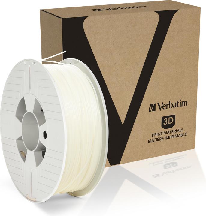Image du produit Verbatim Filament pour imprimante 3D PP 1.75 mm 500 g naturel (PP, 1.75 mm, 500 g, Transparent)