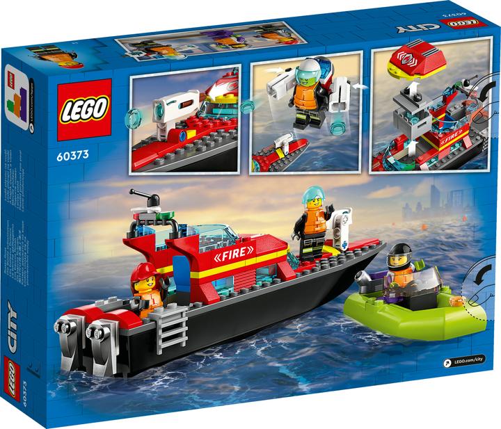 Immagine prodotto LEGO 60373 Barca a fuoco (60373, LEGO City)