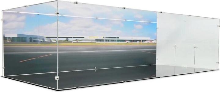Produktbild iDisplayit Acryl-Display für LEGO® 10318 Concorde (Mit Ständer & Hintergrundbild)