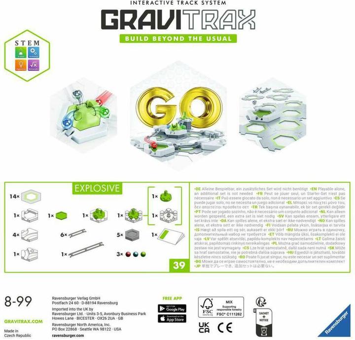 Productafbeelding Ravensburger GO Explosief. Kan worden gecombineerd met alle productlijnen, startersets, uitbreidingen & elementen