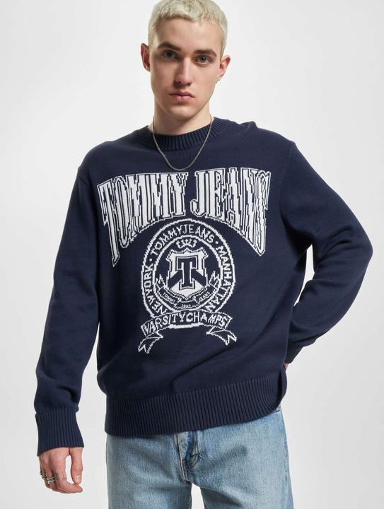 Produktbild Tommy Hilfiger Tommy Jeans Relaxed Varsity Jacquard Knit Sweater - 88647 (S)