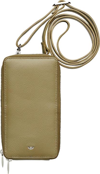 Actual product image Golden Head Palma - Mobile Phone Shoulder Bag with Zipper Olive