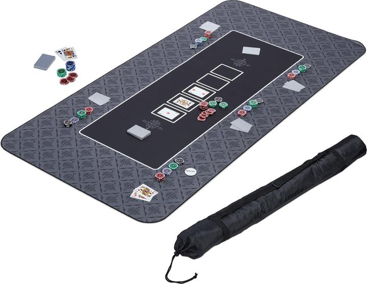 Actual product image Relaxdays Poker mat