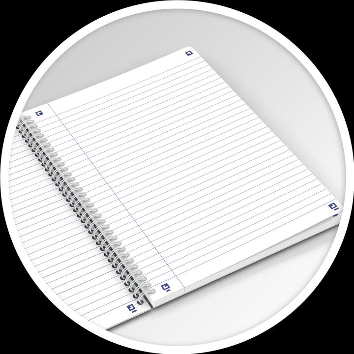 Produktbild Oxford FORME FLORAL - Spiralbuch (B5, Liniert, Harter Einband)
