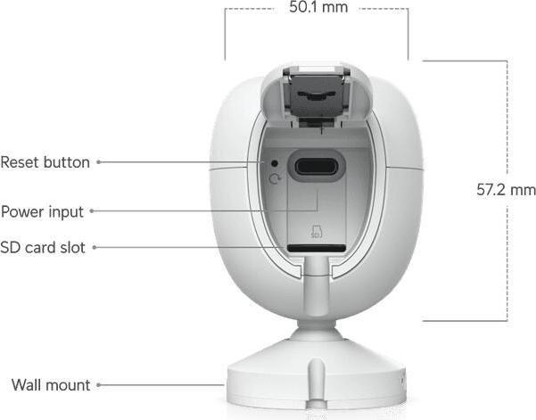 Actual product image Ubiquiti UniFi G6 Instant Netv??rksoverv??gningskamera 3840 x 2160 (3840 x 2160 pixels)