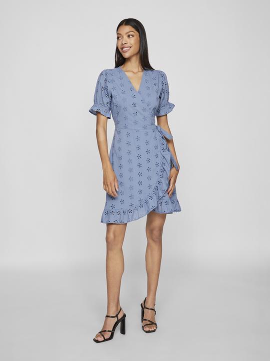 Actual product image Vila Short Sleeve Wrap Dress (38)