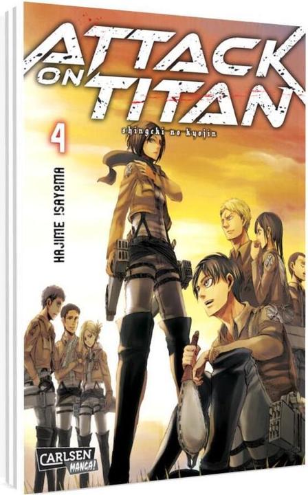 Image du produit Attack on Titan, Band 4 (Allemand, Hajime Isayama, 2014)