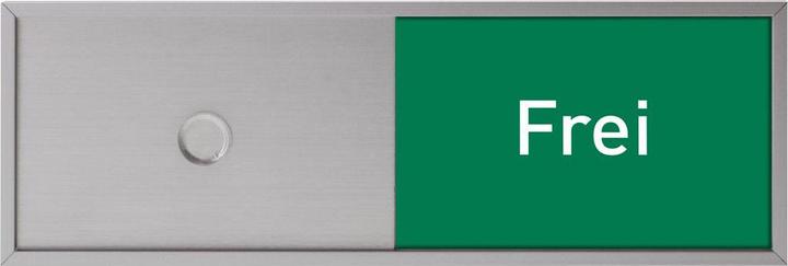 Produktbild Moedel MADRID Silver Line™ Frei-/Belegt-Anzeige, in 5 Sprachen, BxHxT 150x50x6 mm