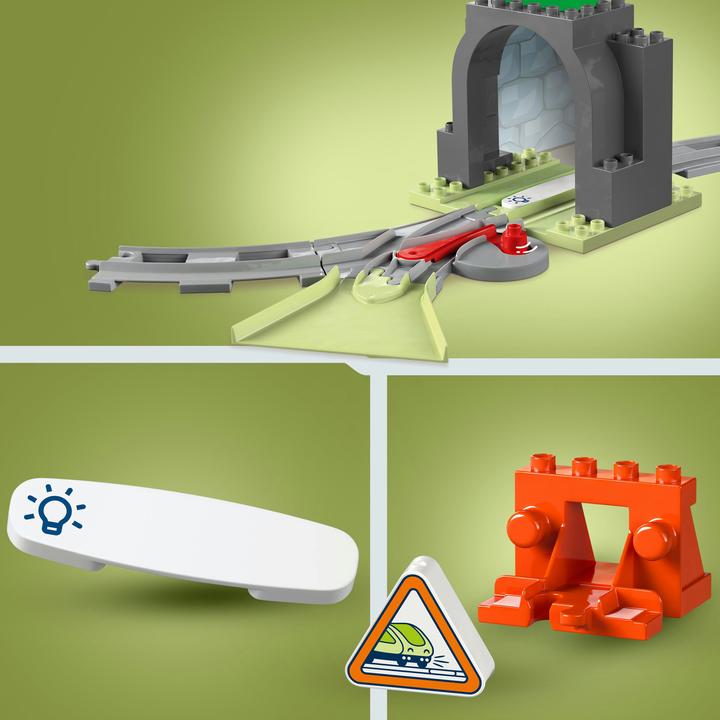 Produktbild LEGO Eisenbahntunnel und Schienen - Erweiterungsset (10425)