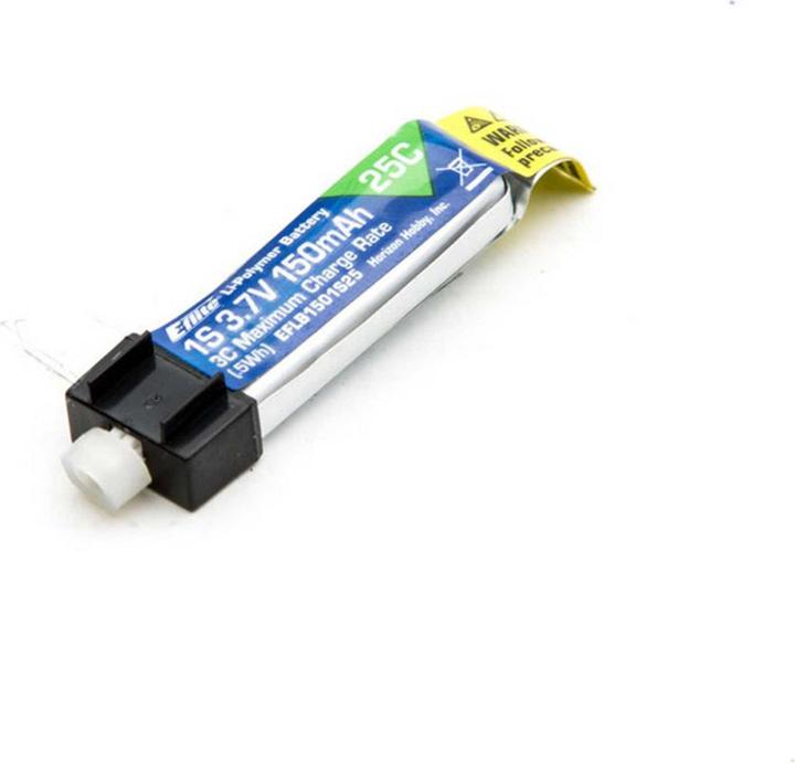 Produktbild E-Flite 1s 3,7v 150mah 25c lipo-akku (3.70 V, 150 mAh)