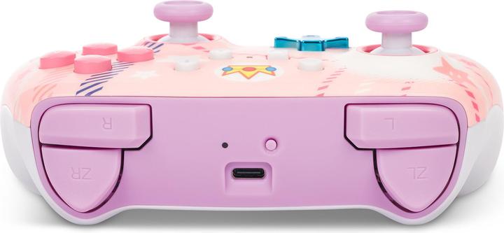 Productafbeelding PowerA Enhanced Wireless Controller Princess Peach Plaid (Switch OLED, Switch Lite, Switch)