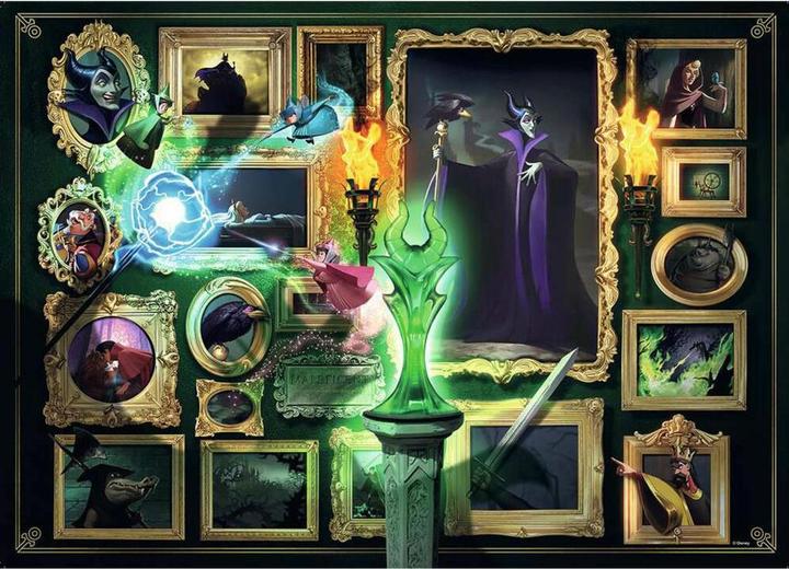 Actual product image Ravensburger Jigsaw Puzzle 1000 pieces 12000037 - Disney Villainous Maleficent - The popular characters (1000 pieces)