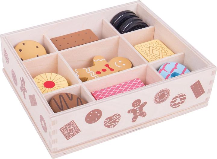 Actual product image Bigjigs Wooden box with cookies