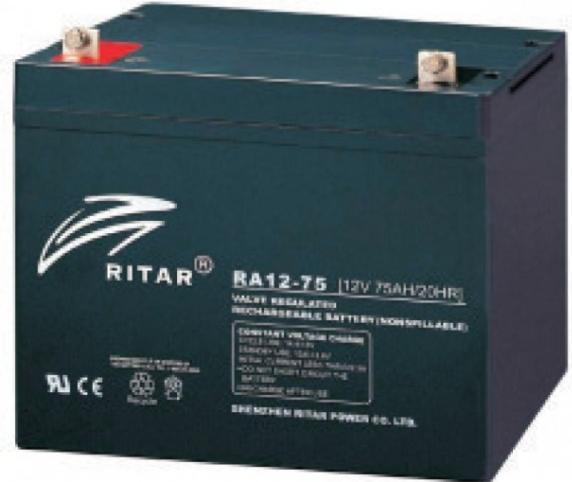 Ritar Batterie AGM RA12-75D (12 V, 75 Ah)