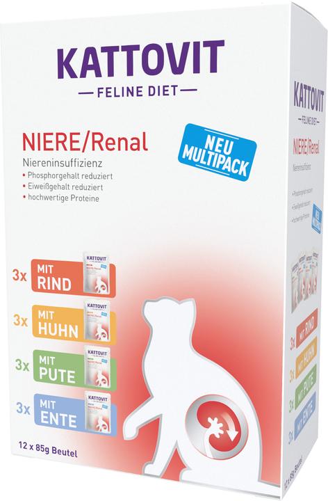 Produktbild Kattovit Niere (Adult, 12 Stk., 1020 g)