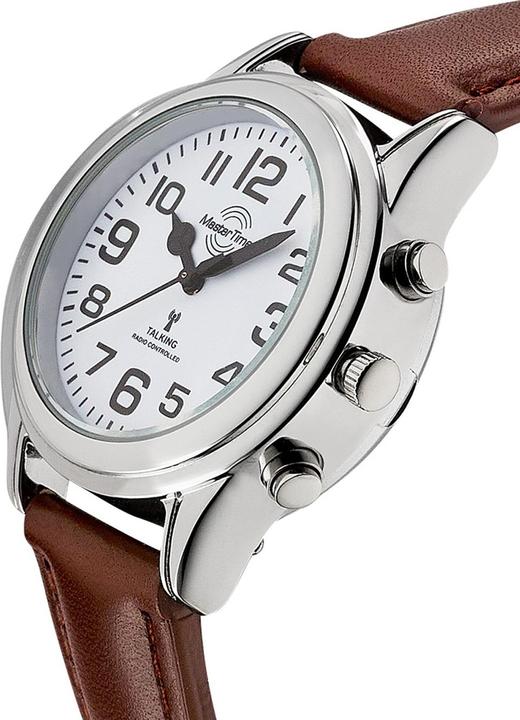 Produktbild Master Time MTLA-10807-12L Sprechende Damen-Funkuhr 36mm (Funkuhr, 36 mm)
