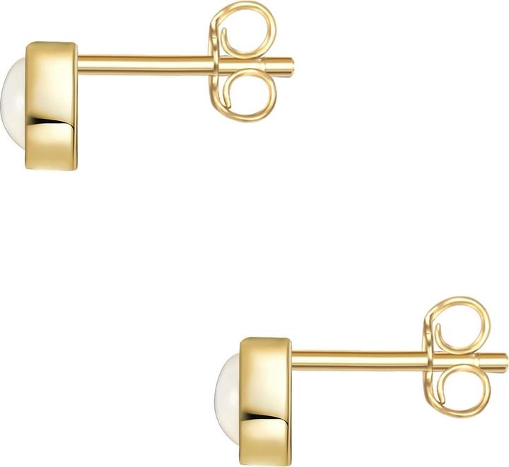 Produktbild Glanzstücke München Damen Sterling Silber Perlmutt gelbgold - 28547 (Sterling Silber)