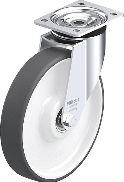 Actual product image kaiserkraft Sheet steel swivel castor L-POTH