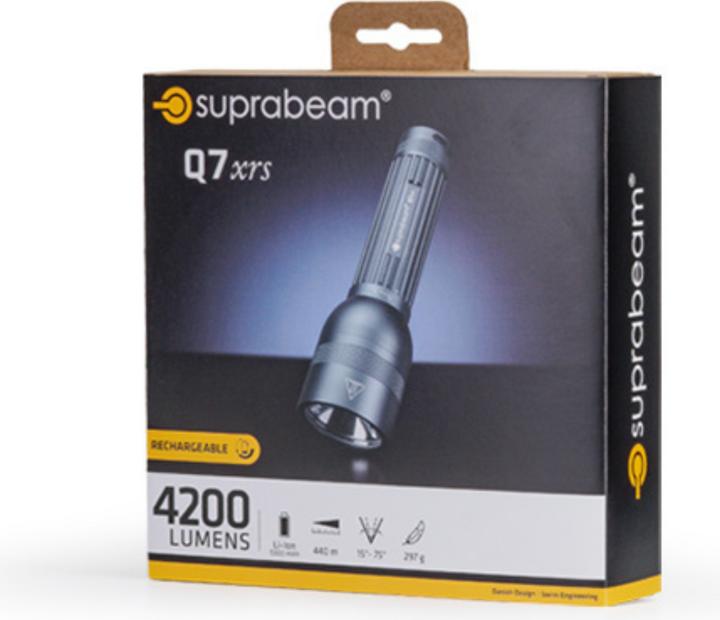 Produktbild Suprabeam Q7xrs Akku-Taschenlampe - 4200 Lm (15.80 cm, 4200 lm)
