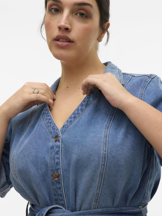 Produktbild Vero Moda VMCTRYLLA Midikleid Jeanskleid (46)