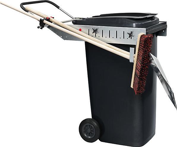 Produktbild Flora Mülltonnen-Rahmen CARRIER PICK UP, mit Handgriff und Werkzeughalterung, ab 1 Stk (240 l)