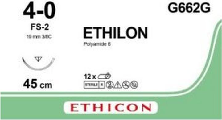 Image du produit Ethilon 45cm green monof 1xFS-2 4-0 12 pc