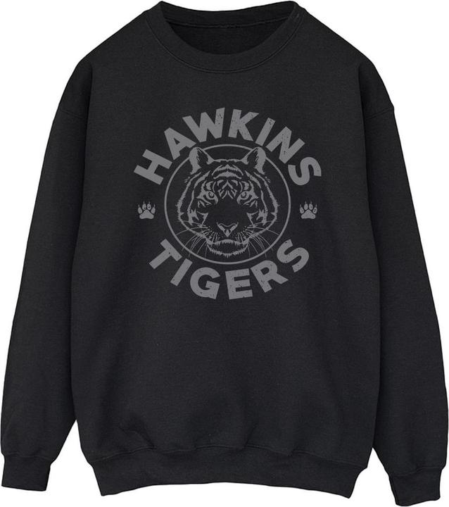 Netflix Stranger Things Hawkins Grey Tiger Sweatshirt (XL)