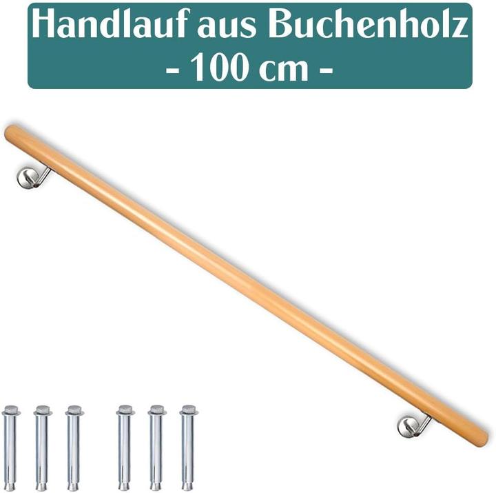 Image du produit Lagento Holzhandlauf für Treppengeländer (Bois de hêtre)