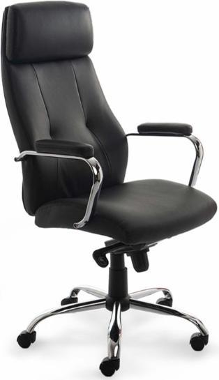 Produktbild Rocada Chefsessel, 986V22 Kunstleder schwarz, Gestell chrom