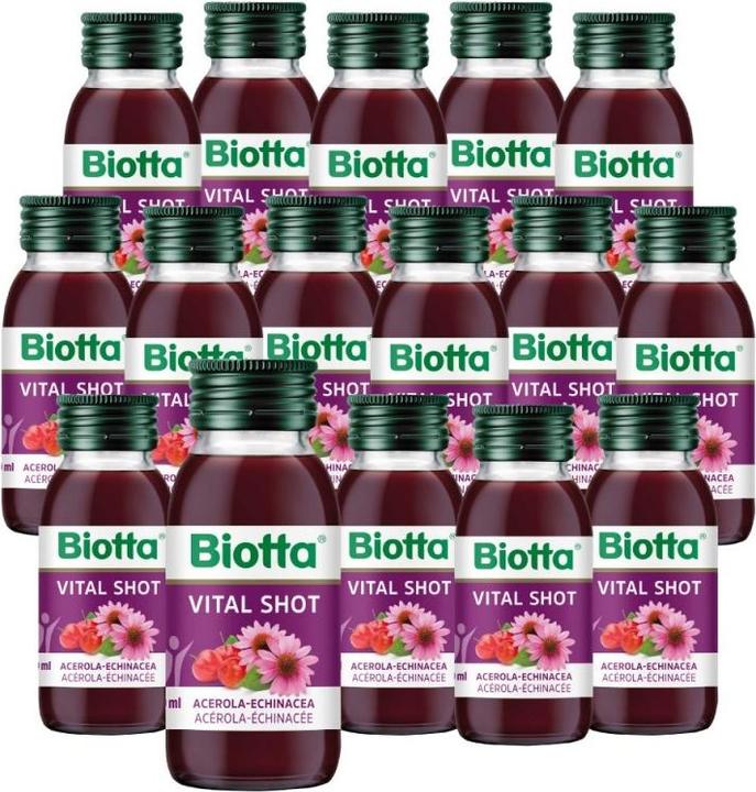 Produktbild Biotta Bio Vital Shot Acerola-Echinacea 16 x 60 ml
