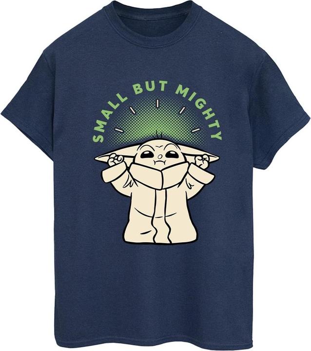 Immagine prodotto Star Wars The Mandalorian Small But Mighty Grogu Maglietta Ampia Donna (M)