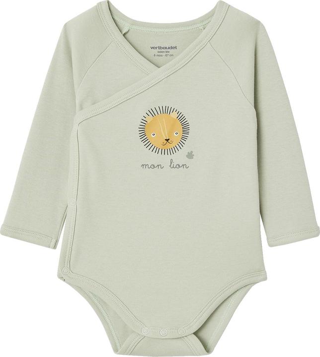 Produktbild Vertbaudet 3er-Pack Baby Wickelbodys Bio-Baumwolle Oeko-Tex (74)