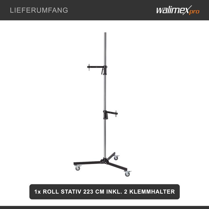 Produktbild Walimex pro Pro Rollstativ (223 cm, 12 kg)
