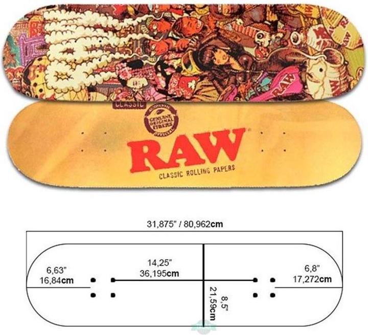 Produktbild RAW Street Skateboard Japan & Classic 8.5" (31.87")