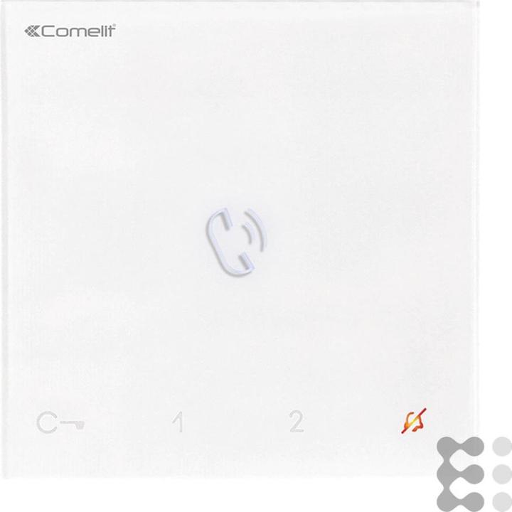 Comelit 6750W Innenstation Audio Mini Freisprech weiss System SBC 140x140x20mm