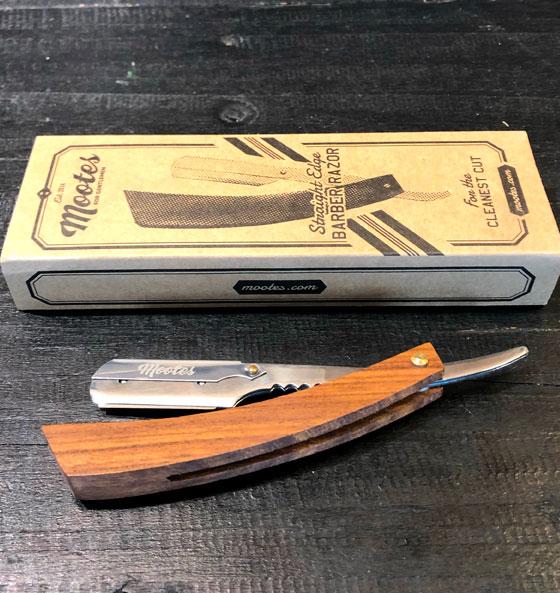 Actual product image Mootes Straight razor