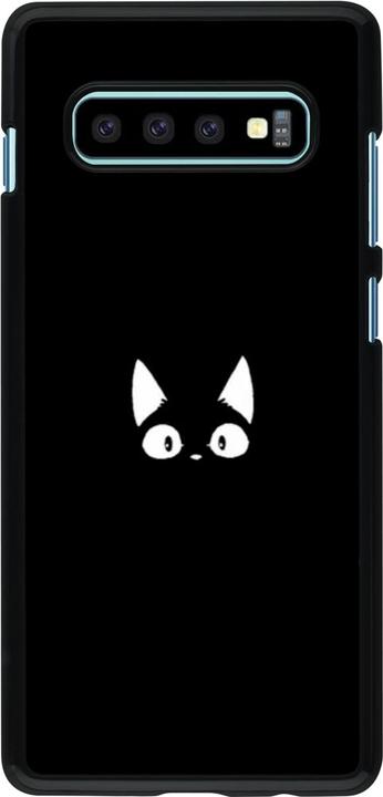 Immagine prodotto PhoneLook Copertina Gatto divertente su nero (Samsung Galaxy S10+)