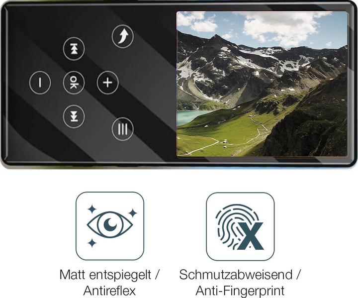 Produktbild Dipos Schutzfolie Matt für Gueray Q9 MP3-Player