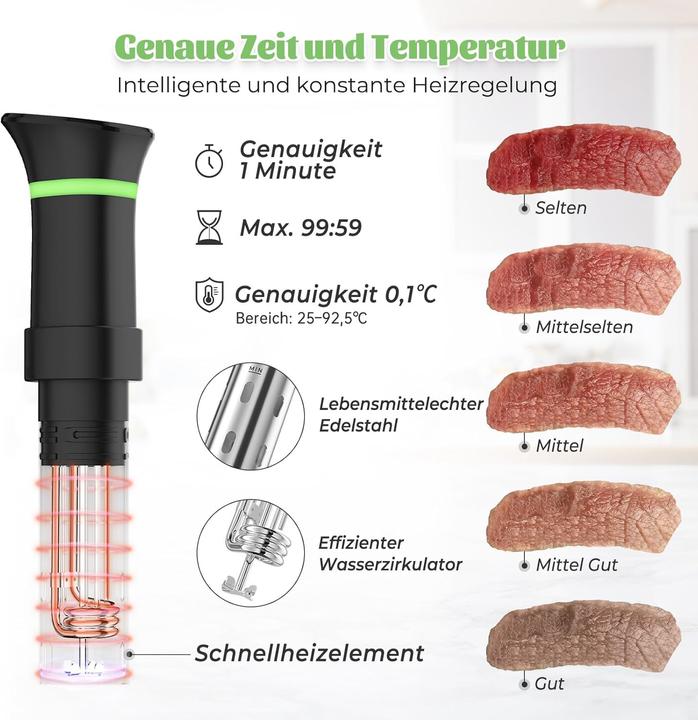Produktbild Vpcok Direct Sous Vide Stick mit LCD Touchdisplay
