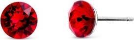 Actual product image Crystalp Beloved Earrings With Red Crystals Tubby Mini 4200.Lsi.R