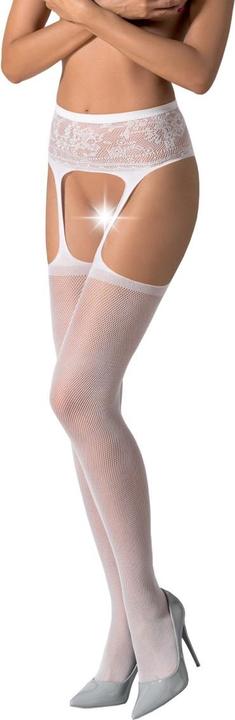 Produktbild Passion S028 Medias Con Liguero Blanco Talla Unica (One Size, Einzelpack)