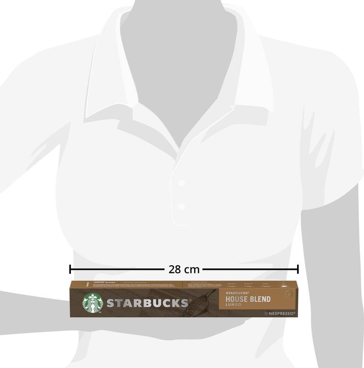 Actual product image Starbucks House Blend by Nespresso Medium Roasts (10 x Port.)
