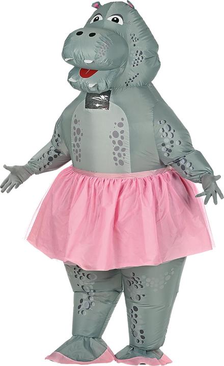Immagine prodotto Widmann HIPPO BALLERINA (aufblasbares Kostüm m. integriertem Gebläse & Maske), One Size Fits Most Adult (Taglia unica)