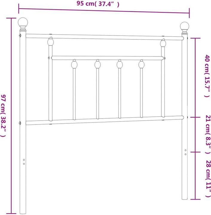 Actual product image VidaXL Paola (95 x 3 x 97 cm)