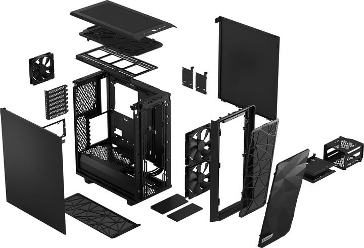 Produktbild Fractal Meshify 2 Compact Black Solid (ATX, mATX, Mini-ITX)