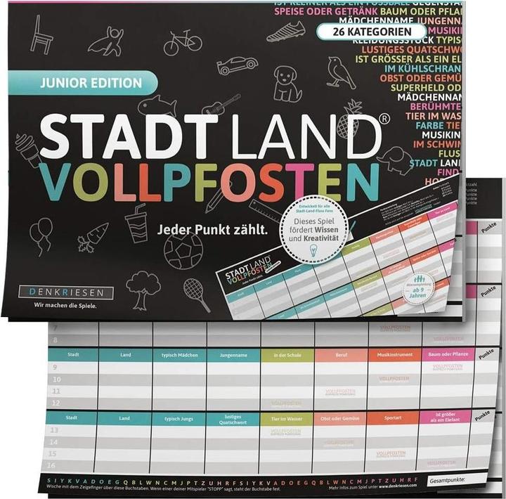 Immagine prodotto Denkriesen Stadt Land Vollpfosten - Ogni punto è importante (Tedesco)