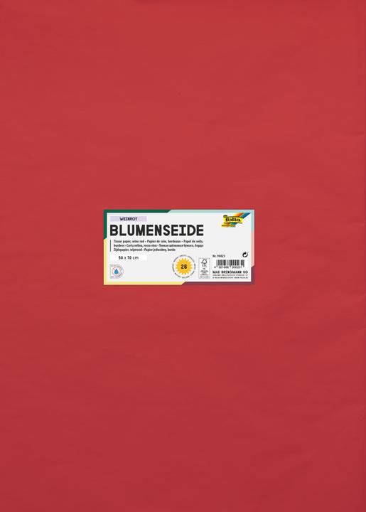 Immagine prodotto Folia Carta velina, (L)500 x (A)700 mm, 20 g/mq, rosso vino (20 g/m²)
